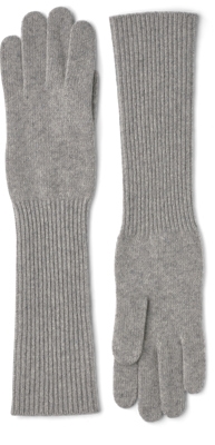 HESTRA LADIE'S CASHMERE MITT LIGHT GREY